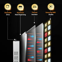 BOSYTRO 1000W LED Növénylámpa Teljes Spektrum Dimmelhető Növénytermesztéshez 6