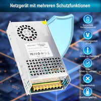 BOSYTRO 12V 50A 600W kapcsolóüzemű tápegység, AC 110/220V 4
