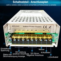 BOSYTRO 12V 50A 600W kapcsolóüzemű tápegység, AC 110/220V 6