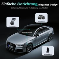 Autokamera BOTSLAB 4K so zadnou kamerou, STARVIS 2, 4K+1080P, nočné videnie WDR 9