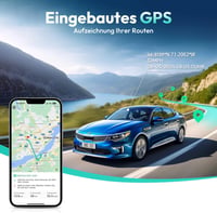 BOTSLAB 4K Autós Menetrögzítő Kamera GPS-szel és WiFi-vel - Első és Hátsó Kamera, 64GB SD Kártyával, ADAS, Éjjellátó, 170° Látószög 7