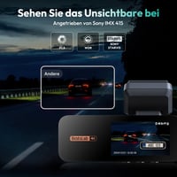 BOTSLAB 4K STARVIS Autós Menetrögzítő Kamera Szett - Első-Hátsó WiFi Fedélzeti Kamera GPS-szel, ADAS Rendszerrel, Éjjellátóval, 64GB Kártyáv 7
