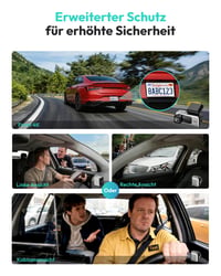 Autokamera BOTSLAB 4K+1080P s prednou a vnútornou kamerou a super nočným videním 4