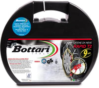 Snehové reťaze Bottari Rapid T2, 9 mm, veľkosť 100, kompatibilné s ABS a ESP, certifikované TÜV, GS a Önorm pre osobné automobily 2