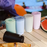 BOTTLE BOTTLE 350ml Termikus Utazó Bögre Kék - Szorítózáras Kávés Tea Pohár - 350 ml, Blue 6