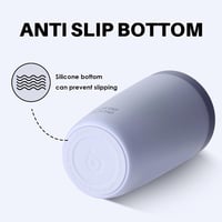 BOTTLE BOTTLE 350ml Termikus Utazó Bögre Kék - Szorítózáras Kávés Tea Pohár - 350 ml, Blue 5