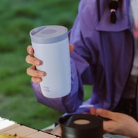 BOTTLE BOTTLE 350ml Termikus Utazó Bögre Kék - Szorítózáras Kávés Tea Pohár - 350 ml, Blue 2