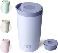 BOTTLE BOTTLE 350ml Termikus Utazó Bögre Kék - Szorítózáras Kávés Tea Pohár - 350 ml, Blue 1