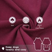 Boumi Fleece Kutyapulóver 3XL Piros - Meleg Téli Kutyaruha 2
