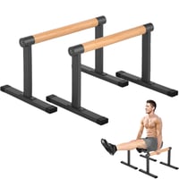 Bounabay Big drveni paraletni za kalisteniku i gimnastiku - 50x40x30 cm 2