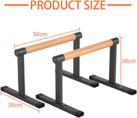 Bounabay Parallettes Fa Nyújtófák Calisthenics Dip Bar Handstand 2