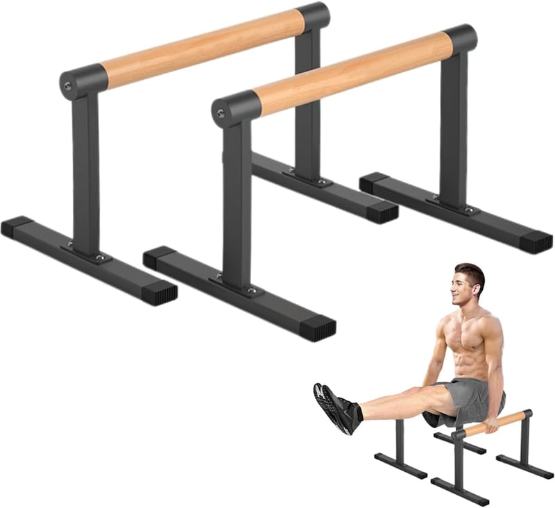 Bounabay Parallettes Fa Nyújtófák Calisthenics Dip Bar Handstand