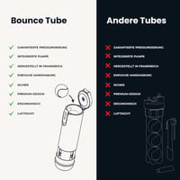 Tlakový regulátor na tenisové loptičky Bounce Tube so vstavanou pumpou 9