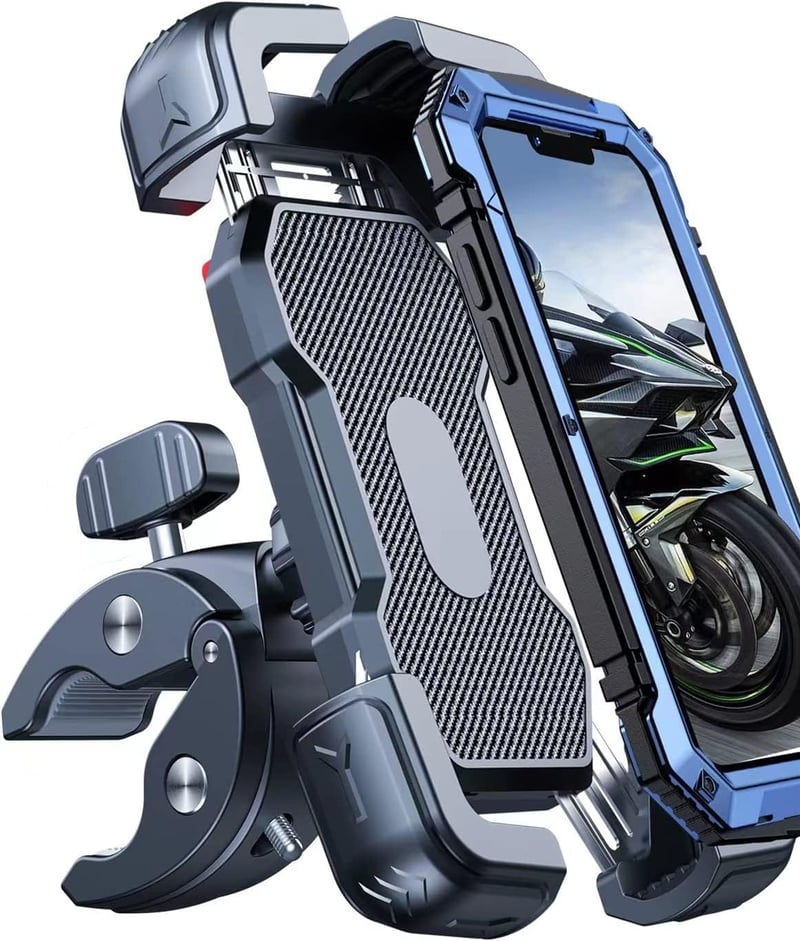 Bovemanx Motorkerékpár és Kerékpár Telefontartó, Rezgésmentes, 7,2 Hüvelykes