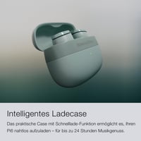 Bezdrôtové slúchadlá s potlačením hluku Bowers & Wilkins Pi6 True Wireless, Bluetooth aptX – búrkovo sivé 5