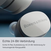Bezdrôtové slúchadlá s potlačením hluku Bowers & Wilkins Pi6 True Wireless, Bluetooth aptX – búrkovo sivé 9