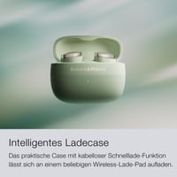 Bowers & Wilkins Pi8 True Wireless zajszűrős Bluetooth fülhallgató - jadezöld 9