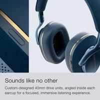 Bowers & Wilkins PX7 S2 bezdrôtové slúchadlá s potlačením hluku, Bluetooth 5.0, výdrž batérie 30 hodín, vstavaný mikrofón – modré 3