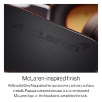 Bezdrôtové slúchadlá s potlačením hluku Bowers & Wilkins Px8 S2 McLaren Edition s Bluetooth pripojením, rýchlym nabíjaním, 30-hodinovou výdržou prehrávania a mikrofónom 8
