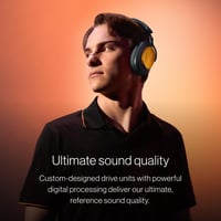 Bezdrôtové slúchadlá s potlačením hluku Bowers & Wilkins Px8 S2 McLaren Edition s Bluetooth pripojením, rýchlym nabíjaním, 30-hodinovou výdržou prehrávania a mikrofónom 3