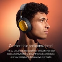 Bezdrôtové slúchadlá s potlačením hluku Bowers & Wilkins Px8 S2 McLaren Edition s Bluetooth pripojením, rýchlym nabíjaním, 30-hodinovou výdržou prehrávania a mikrofónom 7