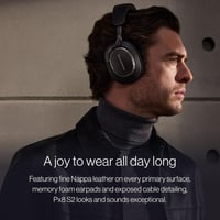 Bezdrôtové slúchadlá s potlačením hluku Bowers & Wilkins Px8 S2 s Bluetooth, rýchlym nabíjaním, 30-hodinovou výdržou prehrávania a mikrofónom – Midnight 7