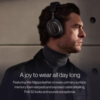 Căști wireless cu anularea zgomotului Bowers & Wilkins Px8, conectivitate Bluetooth, încărcare rapidă, 30 de ore de redare, microfon - Negru Onix 8