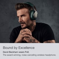 Bowers & Wilkins Px8 Bezdrôtové slúchadlá s potlačením hluku, Bluetooth 5.0, rýchle nabíjanie, 30 hodín prehrávania, vstavaný mikrofón, tmavozelené 3