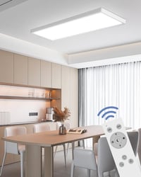 Bowfar LED Stropné svietidlo 40W 4000 lm s diaľkovým ovládaním, stmievateľné, 80x25 cm, nastaviteľný jas, stropná lampa 2