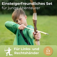 BOWRILLA Gyermek Íj és Nyílkészlet 10 Gumihegyű Nyíllal, Tegezzel és 3 Céltáblával - light green 2