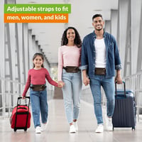 Boxiki Travel Pénzöv RFID Védelemmel - Utazási Övtáska és Kártyatartó Szett Készpénz és Okmányok Biztonságos Tárolásához, Barna, Unisex

AI: 5