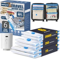 BoxLegend Vákuum Tárolósátor Szett Elektromos Pumpával 6db (2S+2XS+2XXS) 1