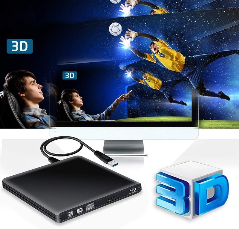 Boxmom USB 3.0 Külső Blu-ray DVD Burner Olvasó BD CD RW Mac Windows