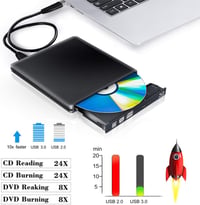 Boxmom USB 3.0 Külső Blu-ray DVD Burner Olvasó BD CD RW Mac Windows 2