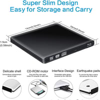 Boxmom USB 3.0 Külső Blu-ray DVD Burner Olvasó BD CD RW Mac Windows 3