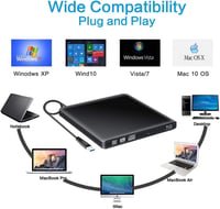 Boxmom USB 3.0 Külső Blu-ray DVD Burner Olvasó BD CD RW Mac Windows 6