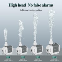Pompă de apă pentru acvariu Boxtech 15W - Pompă submersibilă silențioasă pentru pești și plante acvatice 7