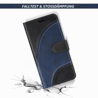 Puzdro na mobil BoxTii Flip pre Samsung Galaxy Xcover 5, ochranný kryt z PU kože s priehradkou na karty a magnetickým zatváraním, čierne 5
