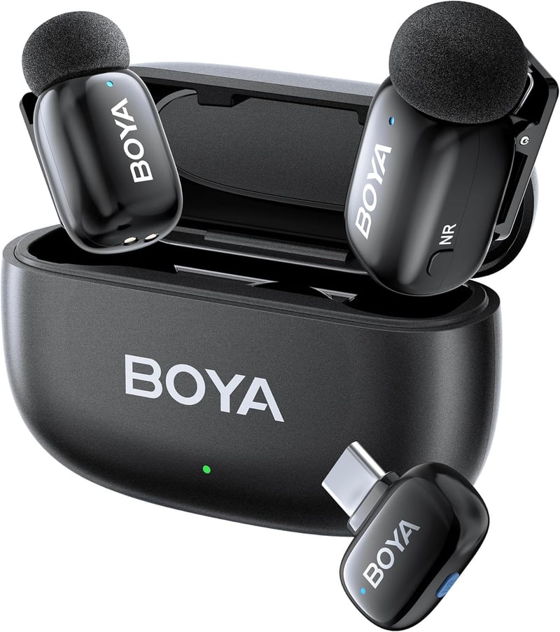 BOYA BOYAMini USB-C Vezeték Nélküli Mikrofon 2db Lavalier Podcast Vlog Streaming - MINI-14 (USB-C&CC)