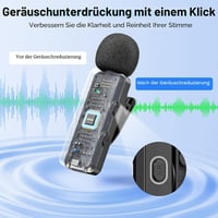 BOYA BY-V10 USB-C Vezeték nélküli Nyakpántos Mikrofon Android iPhone PC-hez 4