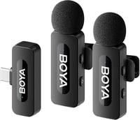 BOYA BY-V20 USB-C Vezeték Nélküli Lavalier Mikrofon Android PC-hez, 100m Hatótáv - BY-V20 (USB-C) 1