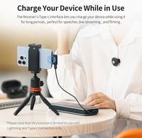 BOYA OMIC-U Vezeték nélküli Nyakpántos Mikrofon USB-C Android iPhone iPad Vloghoz Podcasthoz 6