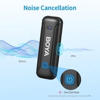 BOYA Wireless Lavalier mikrofon iPhone-hoz, zajcsökkentéssel, vloghoz és videózáshoz - BY-WM3T-D2 (Lightning) 6