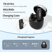 BOYA Wireless Lavalier mikrofon iPhone-hoz, zajcsökkentéssel, vloghoz és videózáshoz - BY-WM3T-D2 (Lightning) 3