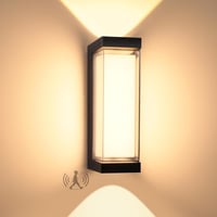 BOYIR 24W LED Fali Lámpa Mozgásérzékelővel, IP65, 3000K Meleg Fehér, Kültéri Beltéri 1