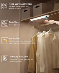 BOYIR 30cm Dimmable LED Szalag Érzékelővel 3 Szín Konyhai Munkalapvilágítás 2