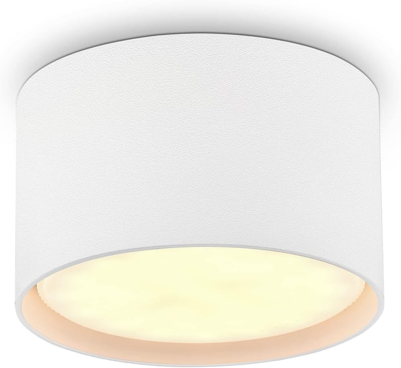 BOYIR LED Beépíthető Spotlámpa GX53 6W Meleg Fehér 3000K Kerek Alumínium Mennyezeti Lámpa