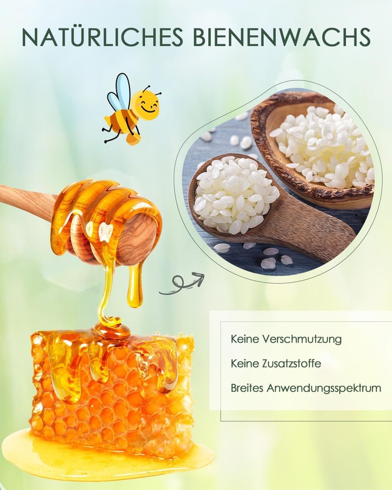 BOYUJK Fehér Méhviasz Pellet 200g Gyertyakészítéshez Kozmetikumhoz