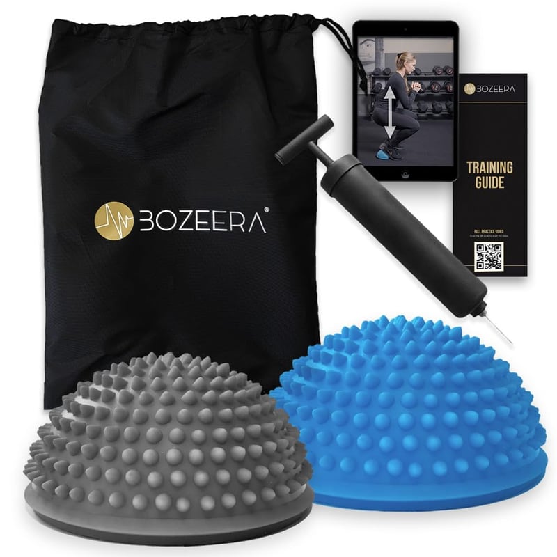 Set echilibru Bozeera – Set semisfere și perne de echilibru – 2 bucăți