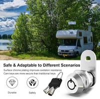 BOZXYE Cam Lock RV tárolóhoz, szekrényzárhoz, szerszámosládához - 5/8 hüvelyk 4